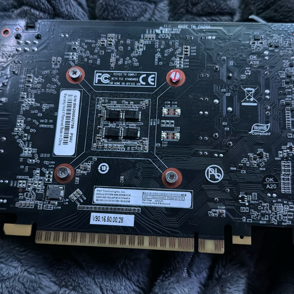 GEFORCE GTX1650 4GB GDDR6 graphics card